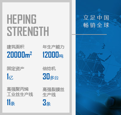 徐州和平化纖有限公司，丙綸工業(yè)絲，裂膜工業(yè)絲，丙綸高強(qiáng)絲，聚丙烯高強(qiáng)絲，高強(qiáng)丙綸網(wǎng)絡(luò)絲